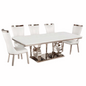 Gabriella 9pce ss dining room set