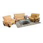 Cleopatra full leather sofa set