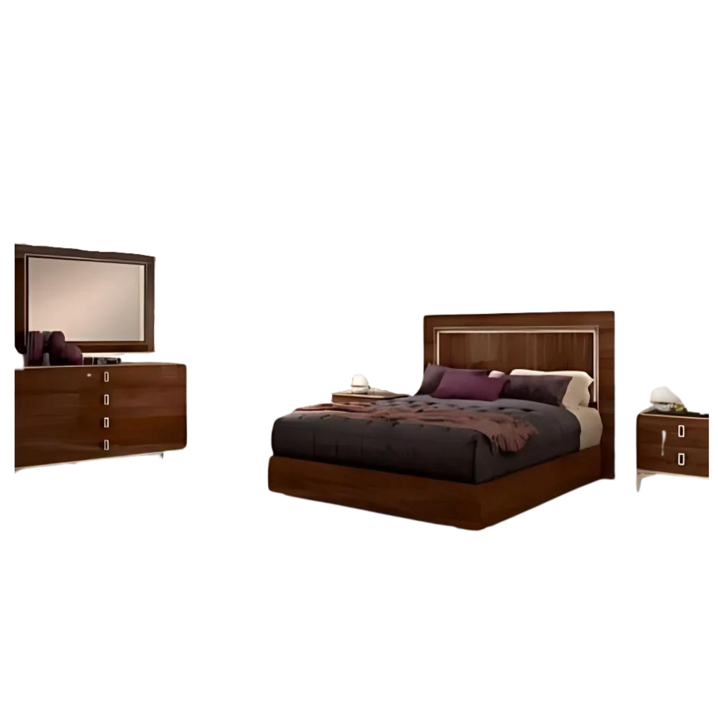 Eva Queen size extra length bedroom set