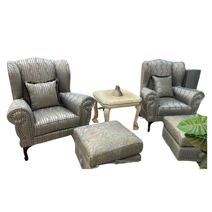 King fabric 6pce sofa set