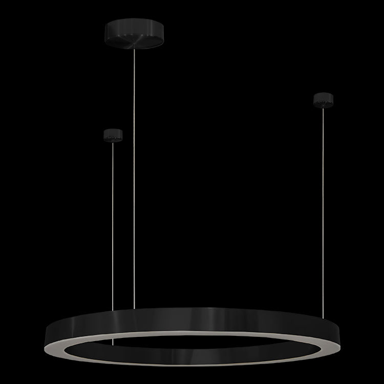 LED Pendant 80cm Black Halo 5801/80BL