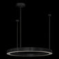 LED Pendant 80cm Black Halo 5801/80BL