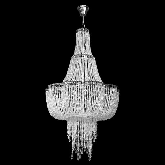 Large cascading crystal chandelier 6007/20