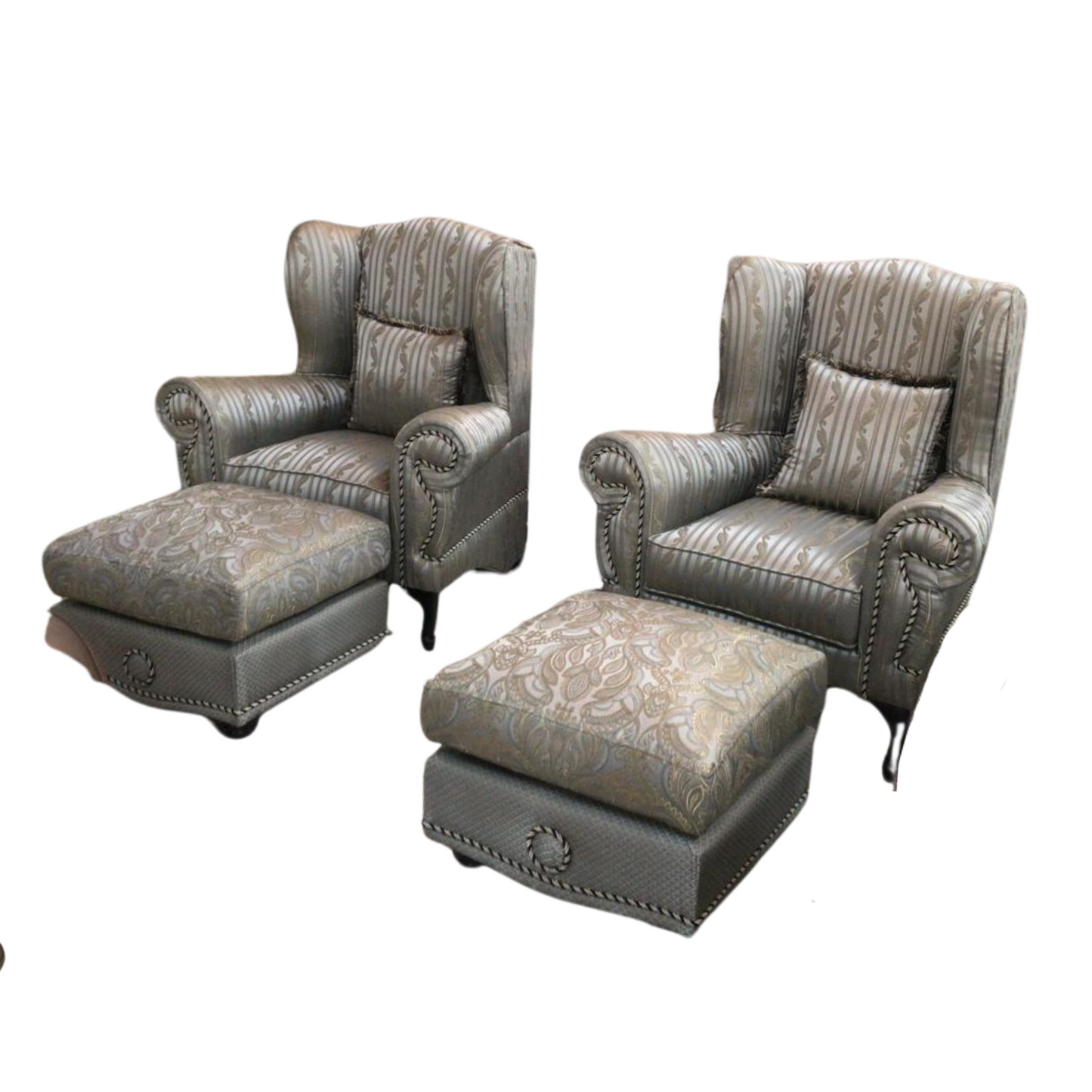 King fabric 6pce sofa set