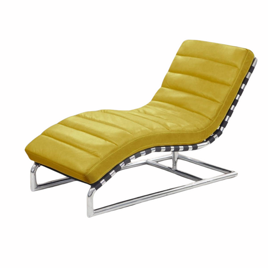 Full Leather Orbit chaise single