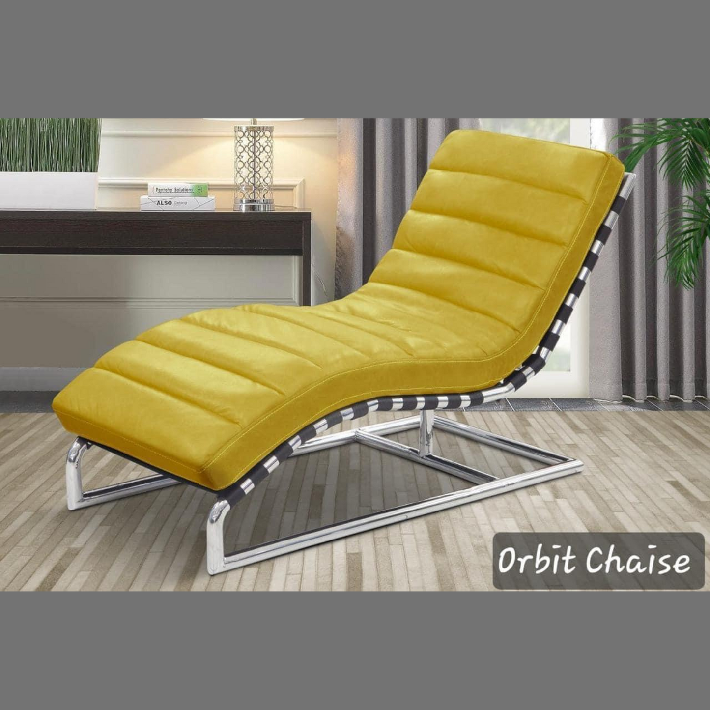 Full Leather Orbit chaise single