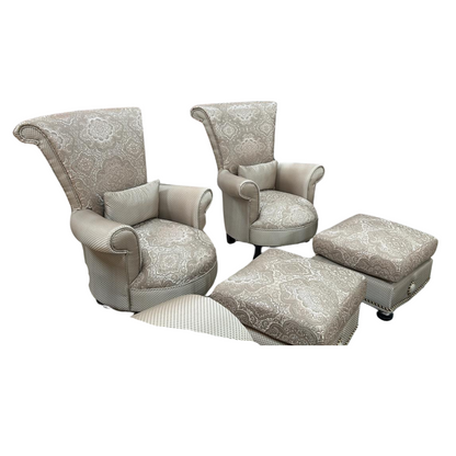 Queen fabric 6pce sofa set