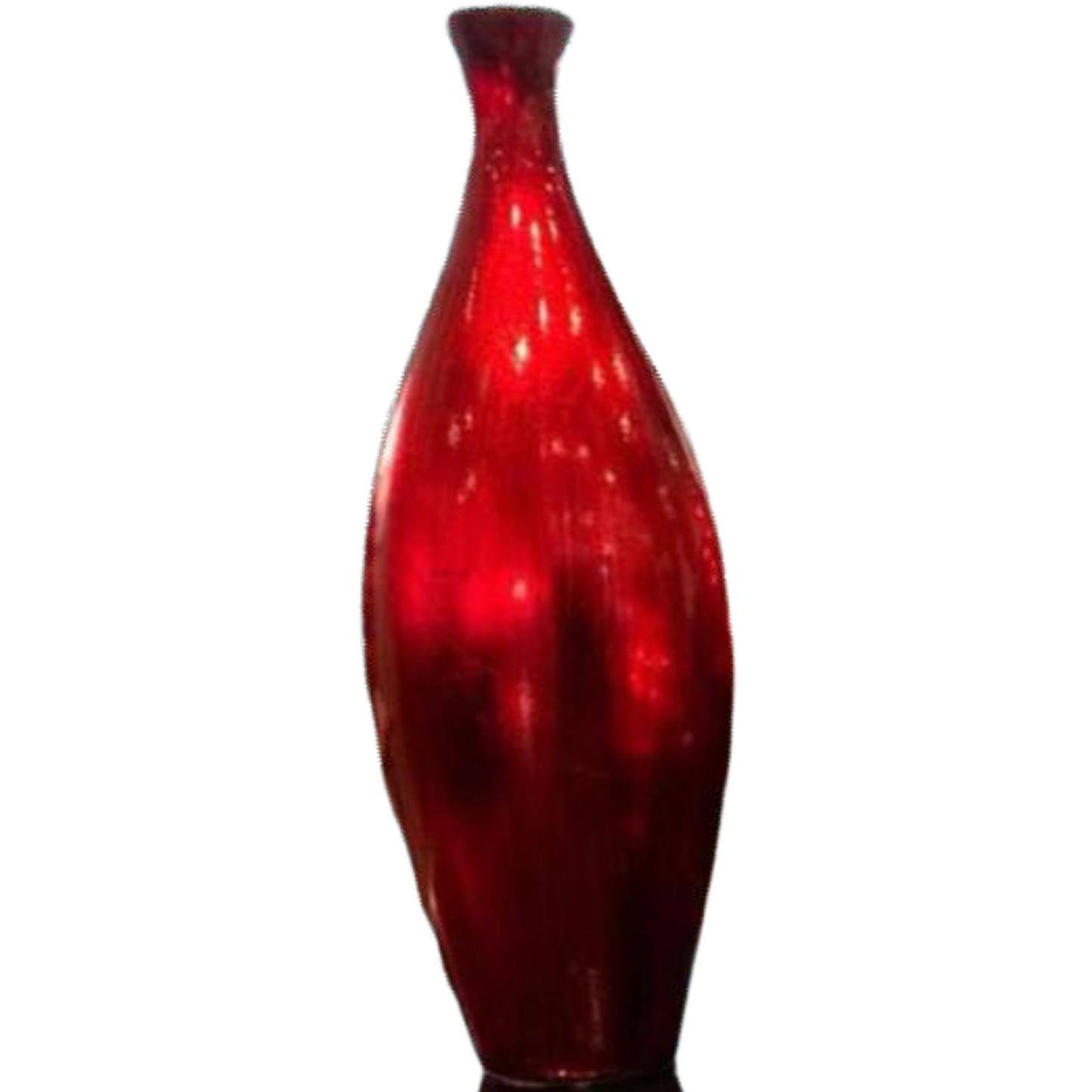 Red Slim Tall Table Vase 225