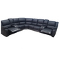 Bugatti full leather corner sofa