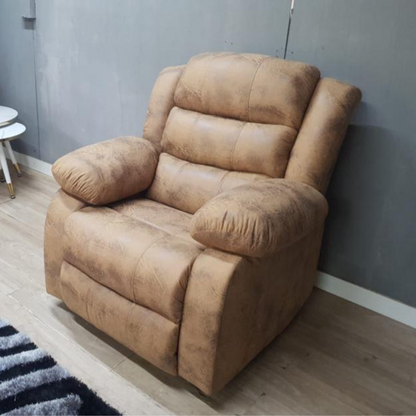 Full leather single seater recliner