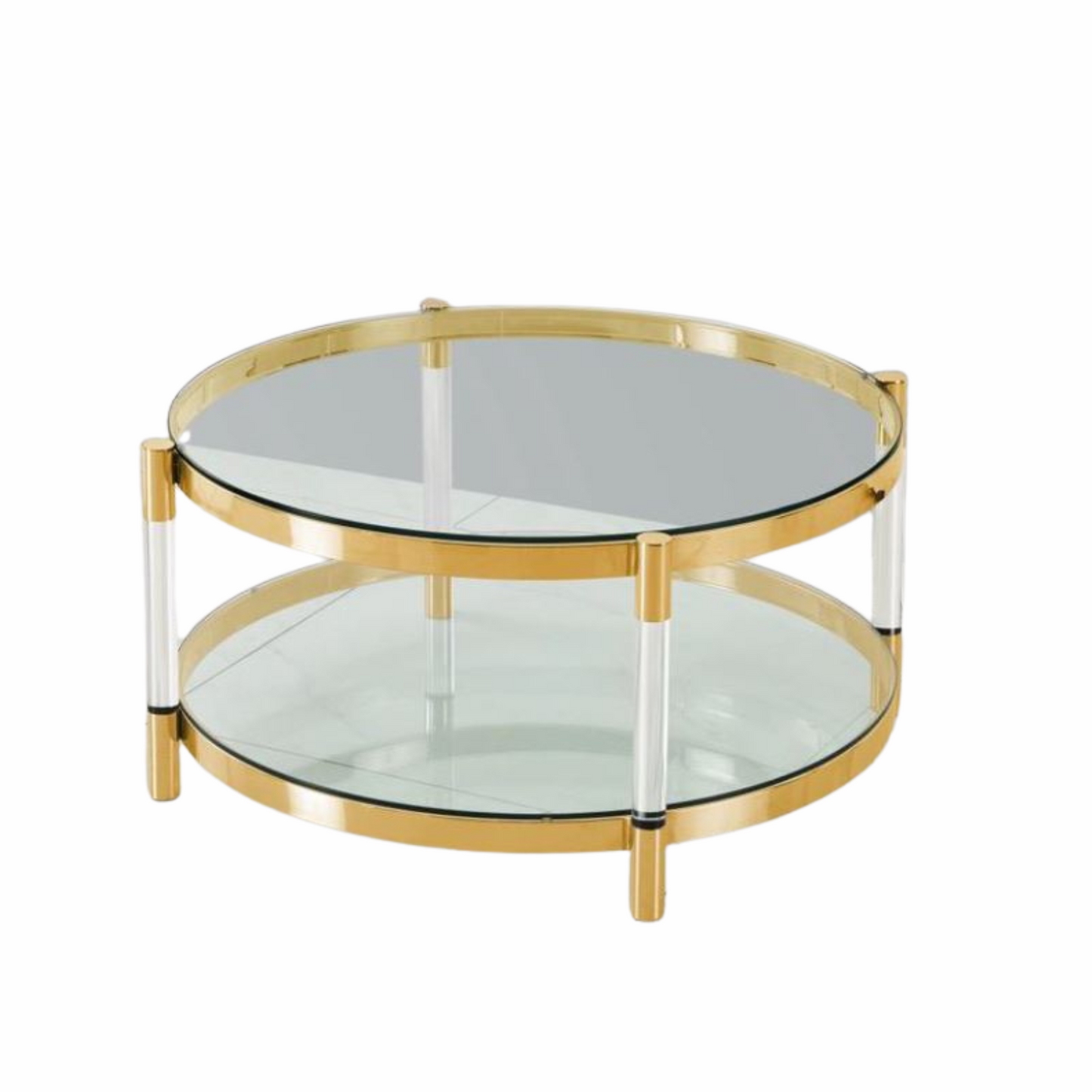 Sunray gold coffee table