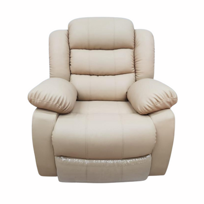 Bugatti 3-2-1 full leather 3pce recliner