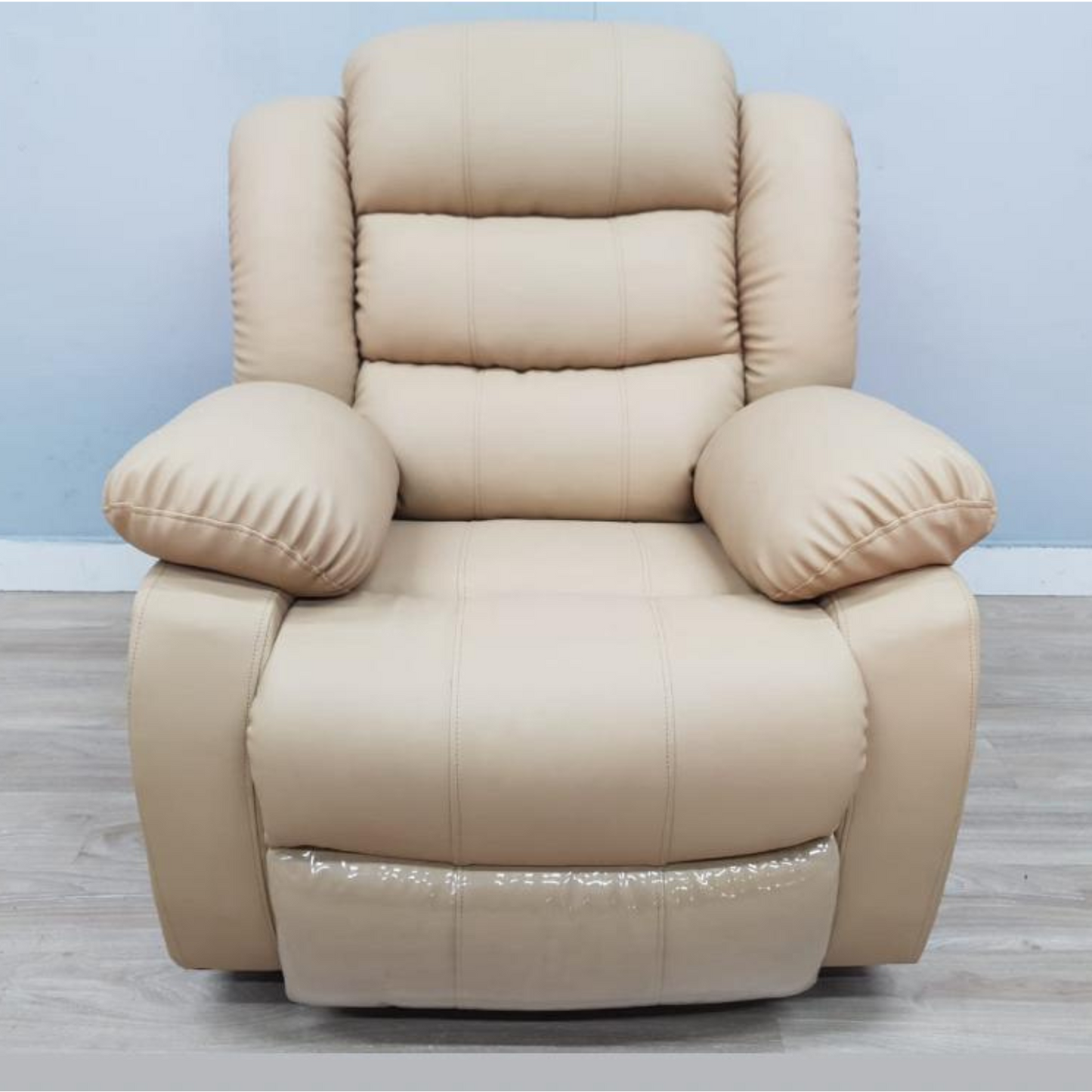 Bugatti 3-2-1 full leather 3pce recliner